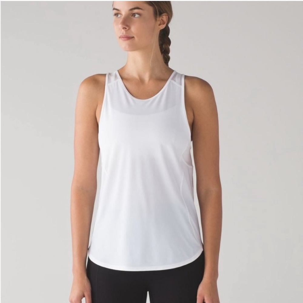Lululemon Sculpted Tank Top in White
